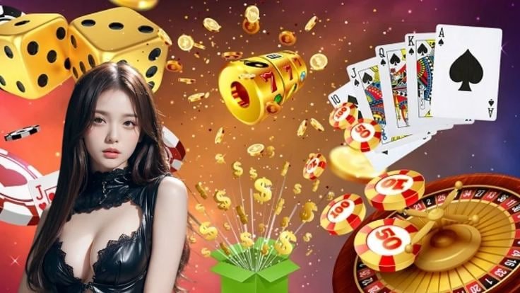 Colourful slot game reels on the 55bmw login platform